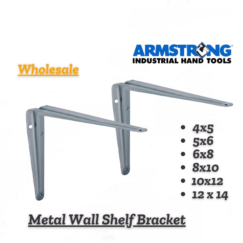 Armstrong Steel Wall Shelf Bracket Angle Bracket Heavy Duty Shelves