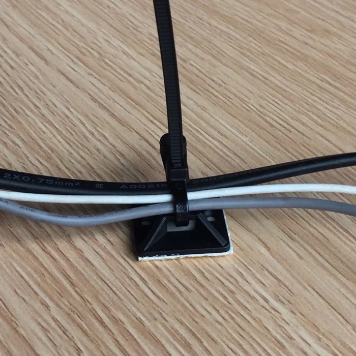 Cable Tie Mount Base 3M Foam Self Adhesive Wire Tie Mount - 20mm/25mm ...