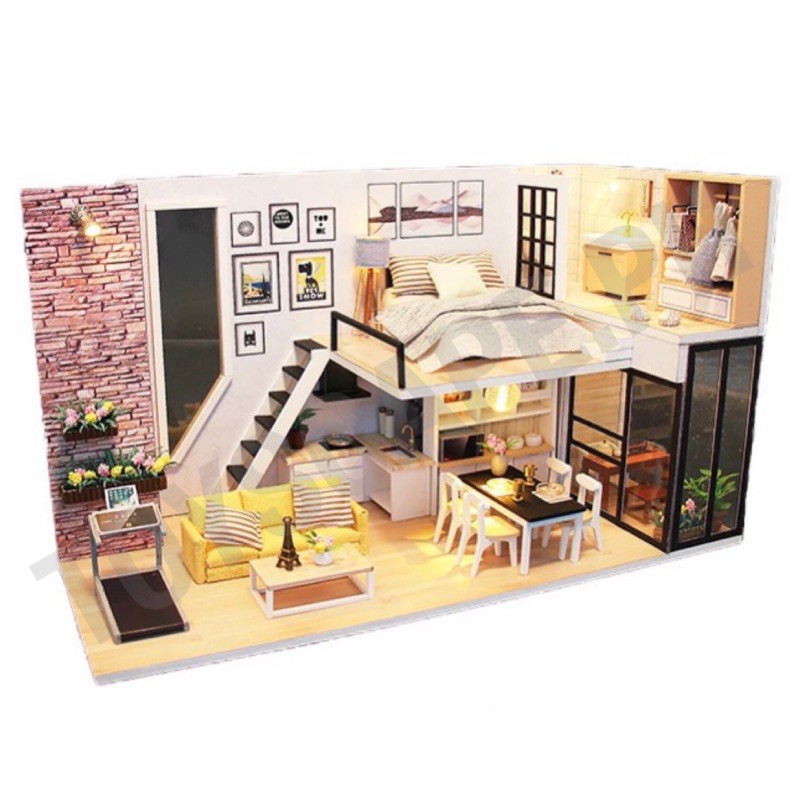 DIY Miniature Modern House Handcraft Hobby For Adults and Teens ...