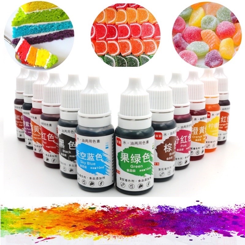 1pc Natural Ink Food Coloring Baking Liquid Food color Cake Decoration ...