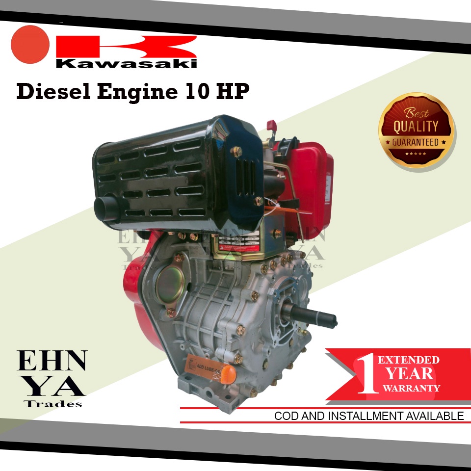 Kawasaki Diesel Engine 10 HP 186F Highspeed Lowspeed Electric And ...
