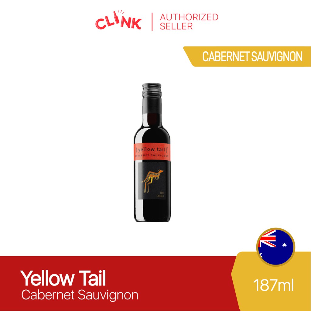 Yellow Tail Sauvignon Red Wine 187ml Shopee Philippines