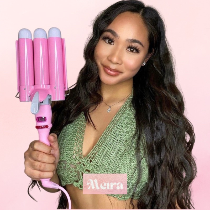 Mermaid wave outlet curler