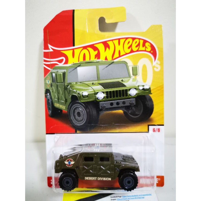 LAST STOCK! Non Mint Card [Humvee, 6/8] Hot Wheels Throwback Target ...