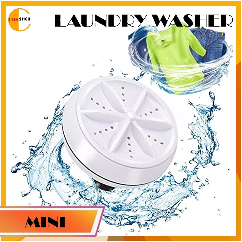 Ultrasonic Turbine Wash USB Mini Washing Machine Portable Rotating