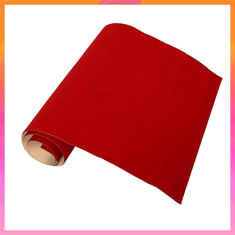 [KLOWARE2]Back Self Adhesive Sheet Velvet Velour Craft Sticker | Shopee ...