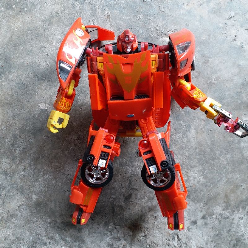 Hasbro Transformers Alternators Hot Rod Rodimus Loose not complete