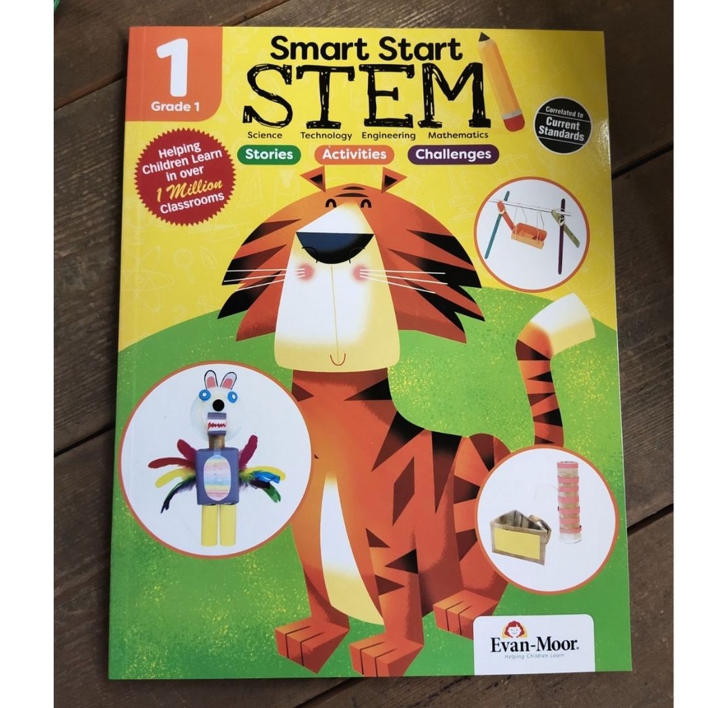 EVAN MOOR Smart Stem workbook (GRADE ONE) | Shopee Philippines