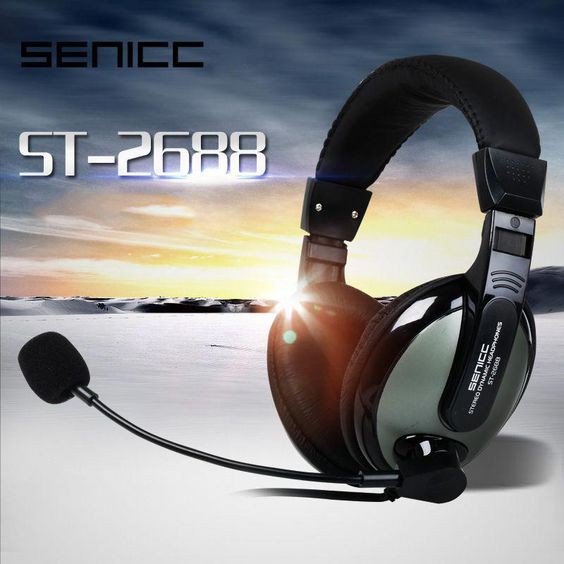 Senic ST2688 SENIC ST 2688 HEADSET mic suitable for schools offices labs internet cafes Shopee Philippines