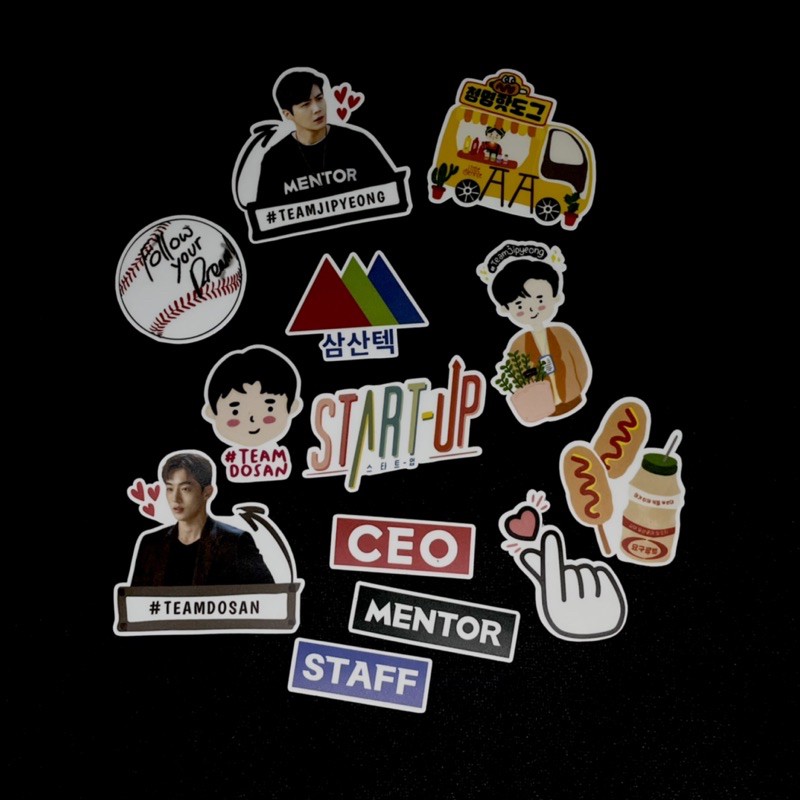 KDrama Startup Korean Drama Start-Up Vinyl Sticker Pack by PRNT ...