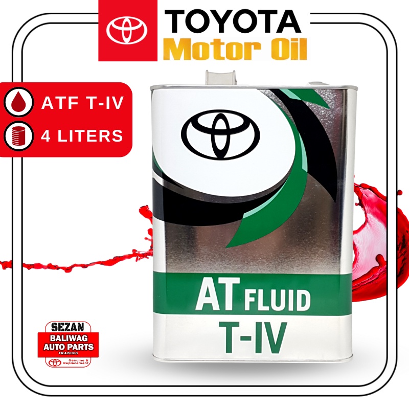 ORIGINAL TOYOTA AUTOMATIC TRANSMISSION FLUID ATF TYPE TIV 4 LITERS