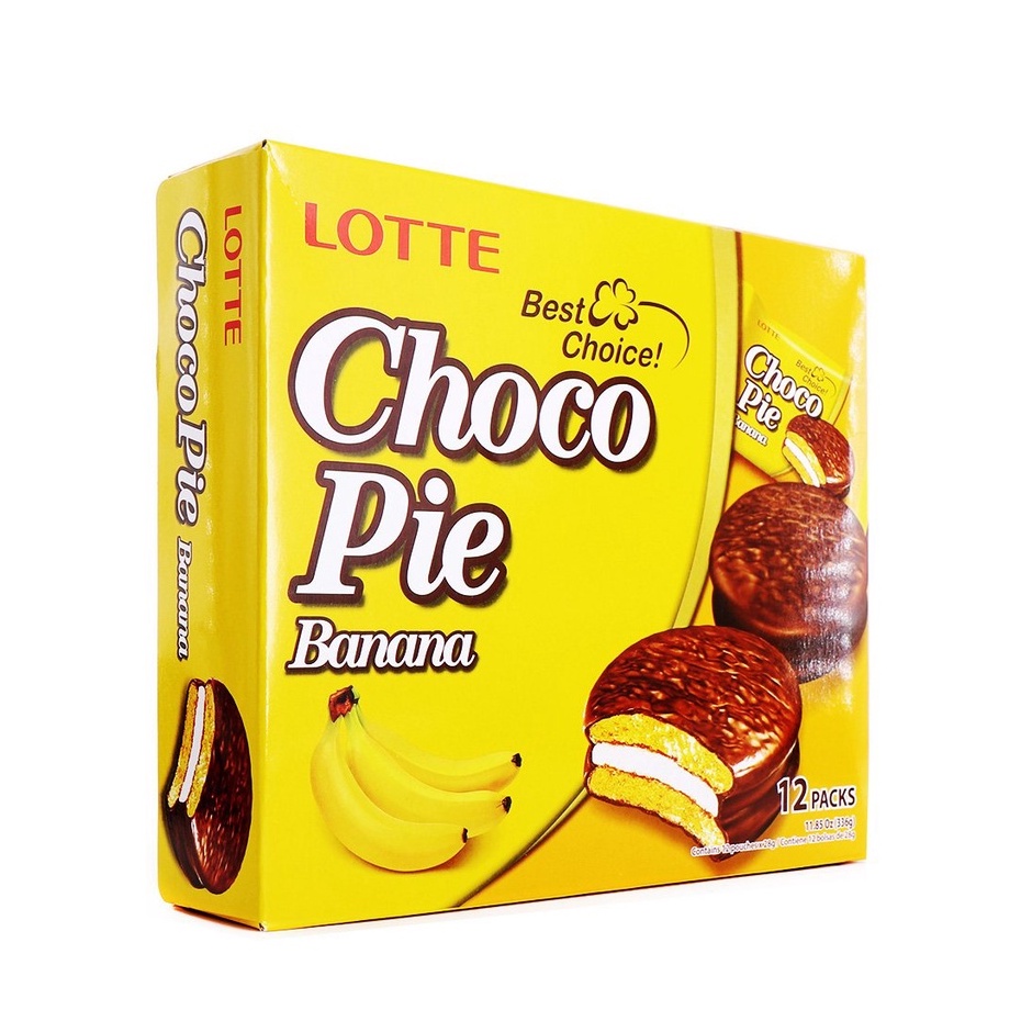 Lotte And Orion Choco Pie Originalbananabrown Sugar Milk Teainjolmigreentea And Cacao 4913