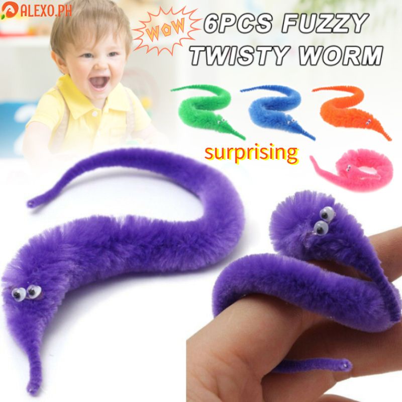 【Wholesale】 Magic Twisty Fuzzy Worm Wiggle Moving Sea Horse Kids close ...