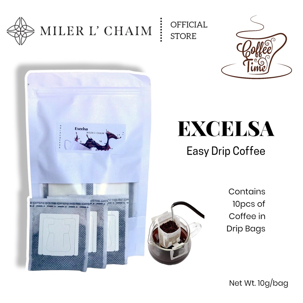 Miler L' Chaim Excelsa Easy Drip Coffee | Shopee Philippines