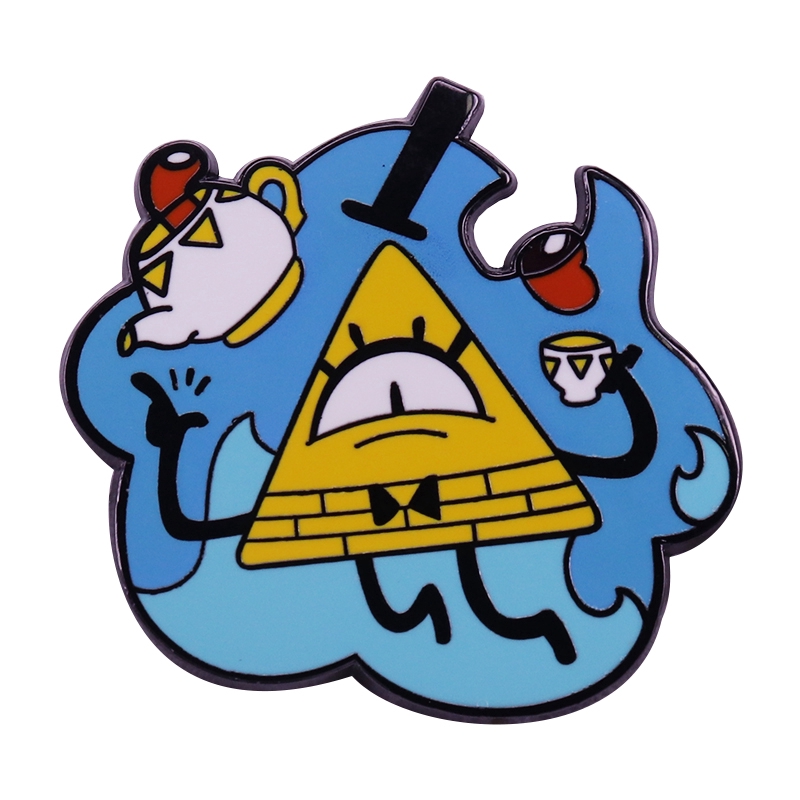 Gravity Falls Bill Cipher enamel pin supernatural fans gift cute ...