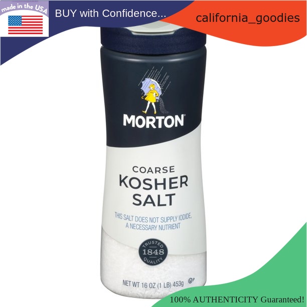 MORTON COARSE KOSHER SALT (Noniodized) 453g Shopee Philippines