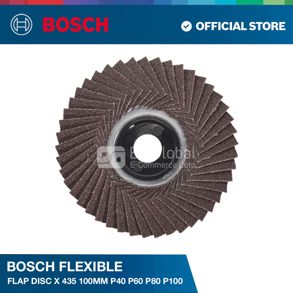 Bosch Flexible Flap Disc X435 100mm P40 P60 P80 P100 Shopee Philippines