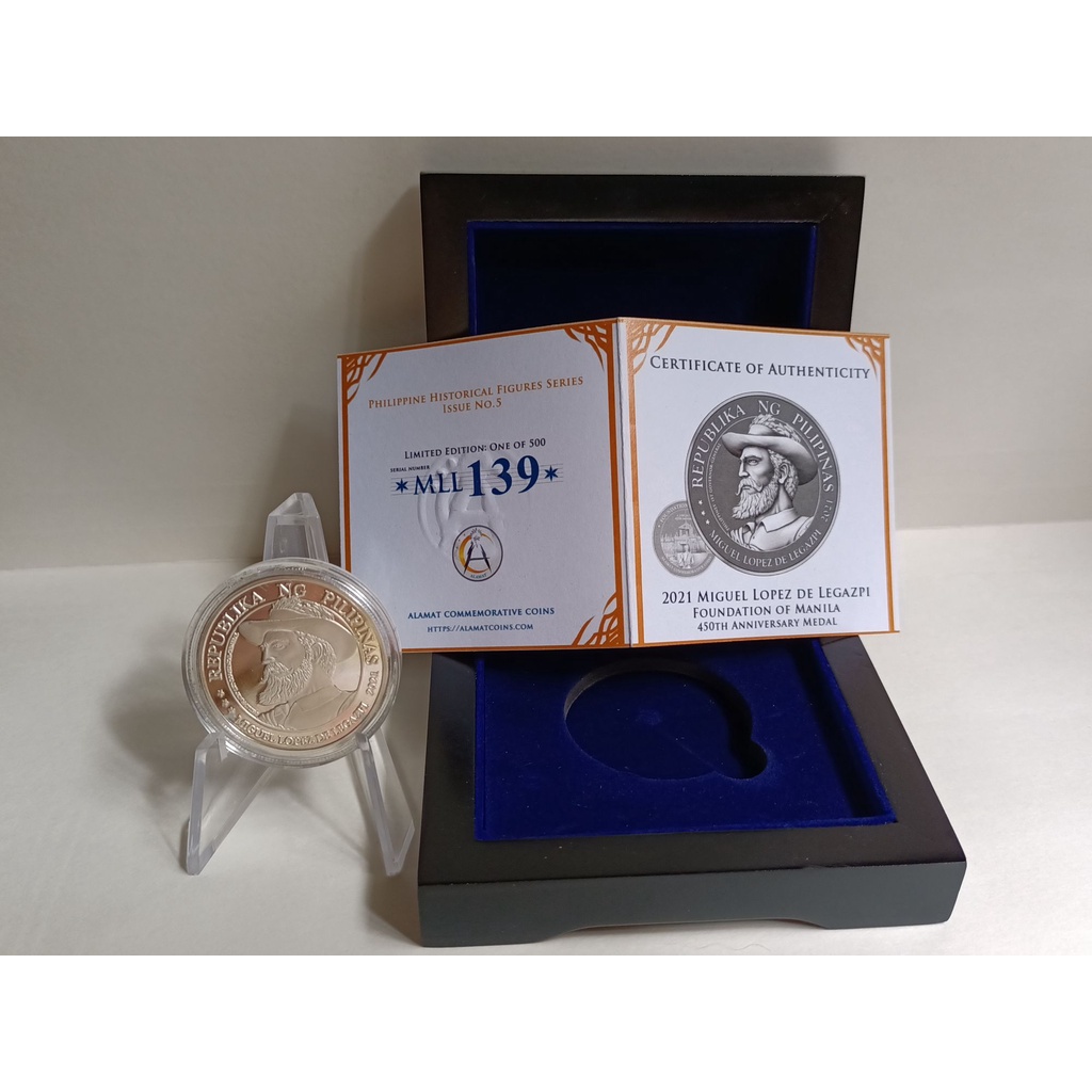 Miguel Lopez De Legazpi 450th Anniversary Medal Shopee Philippines