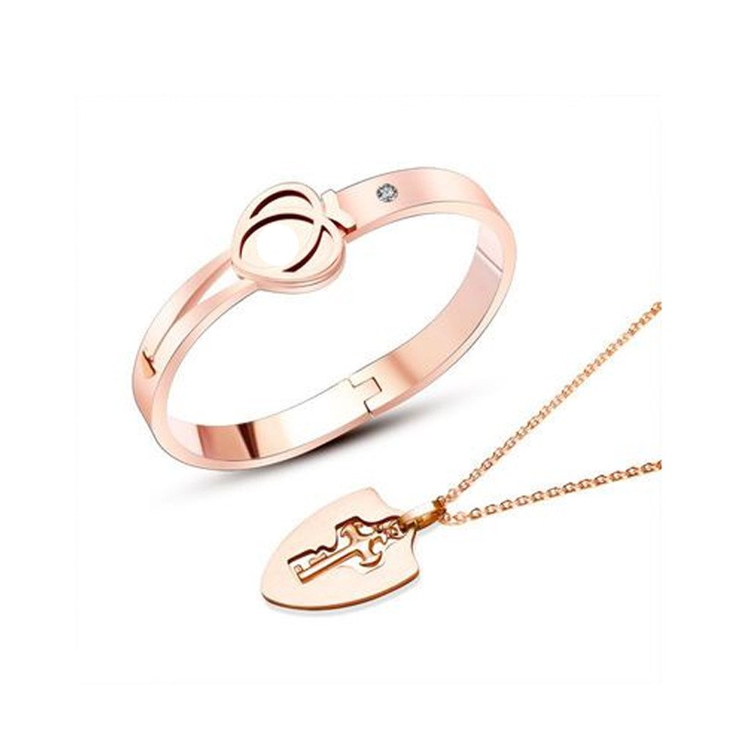 Concentric lock couple bracelet deals