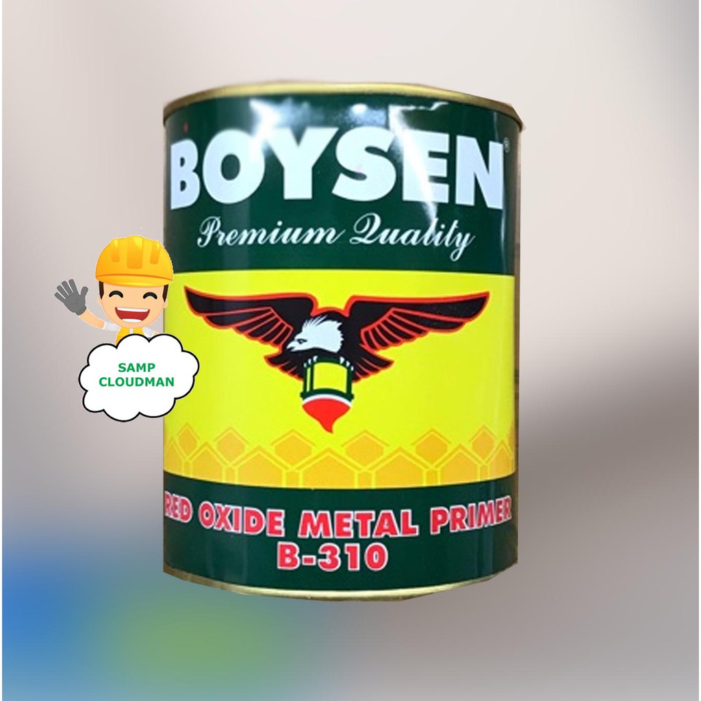 Boysen Metal Primer Red Oxide 310 Gallon 4 Liters 4L Shopee Philippines