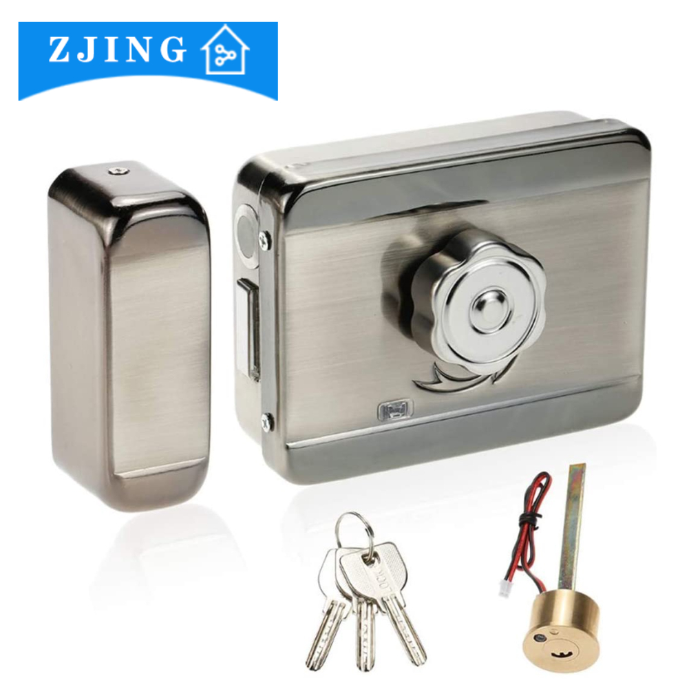 Electric Control Door Lock,AntiThief Mute Lock for 12V DC Access Control System Video
