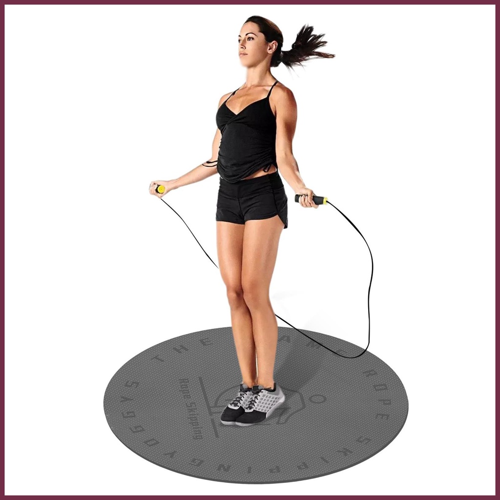 Jump rope 2025 floor mat