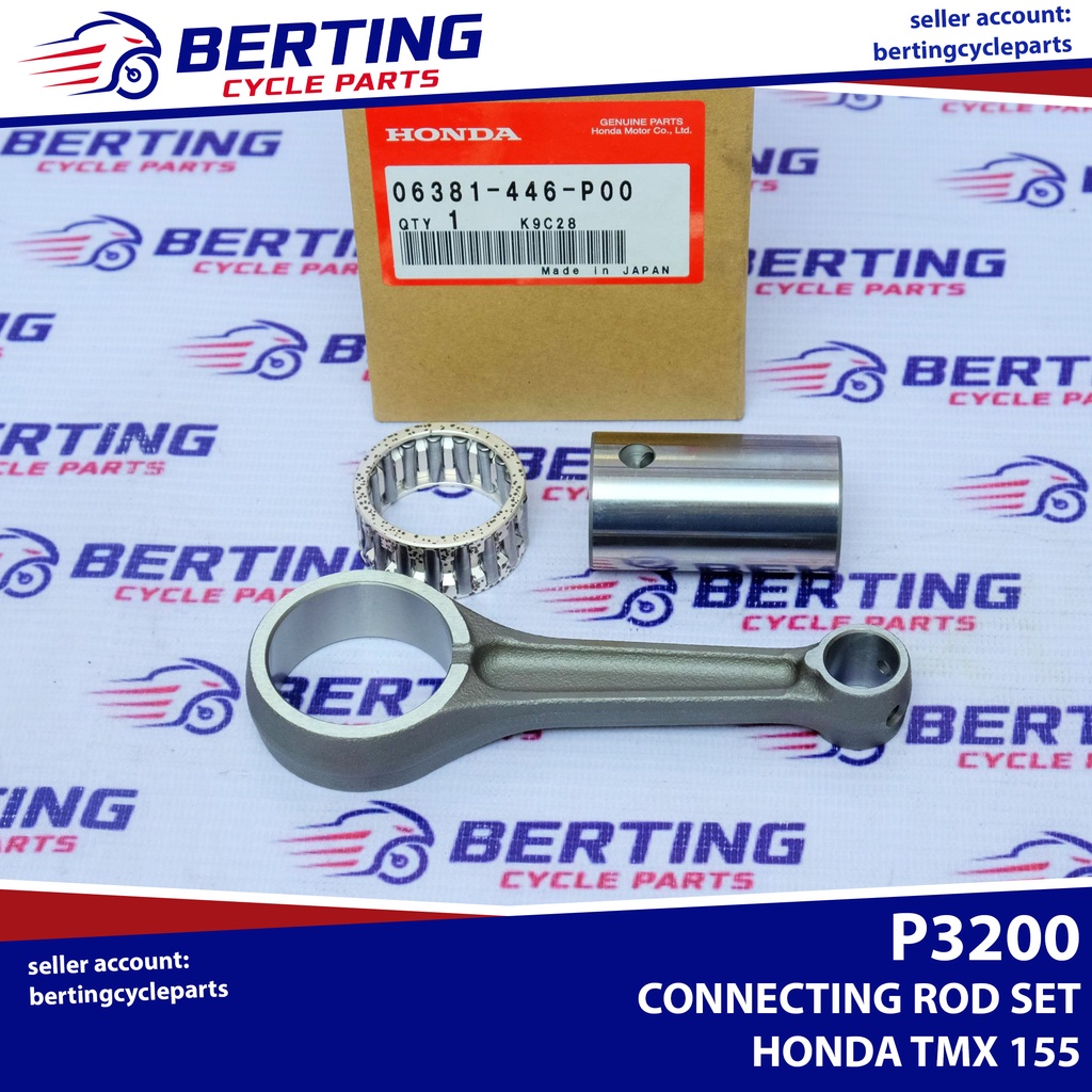 CONNECTING ROD SET Honda TMX 155 Genuine 06381 446 P00 Shopee