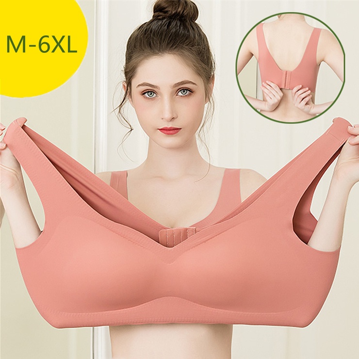 ready-stock-new-m-6xl-plus-size-latex-sports-bra-women-s-ultra-thin