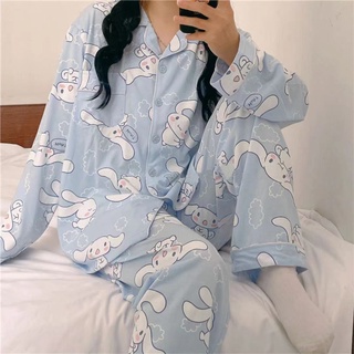 Pure Cotton Pajamas Women's Spring And Autumn Models Long-sleeved