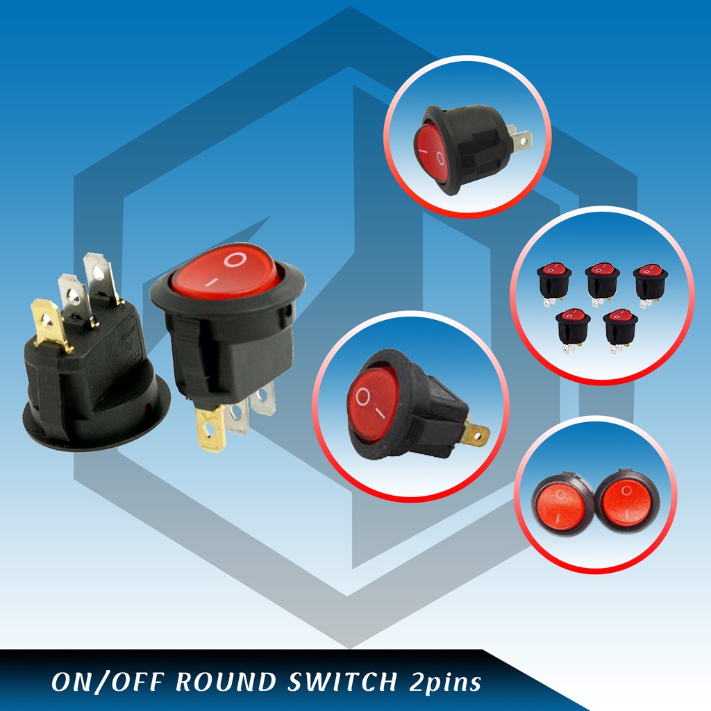 Knight Motorcycle Body Parts Accessories On Off Round Switch 2 Pins ...