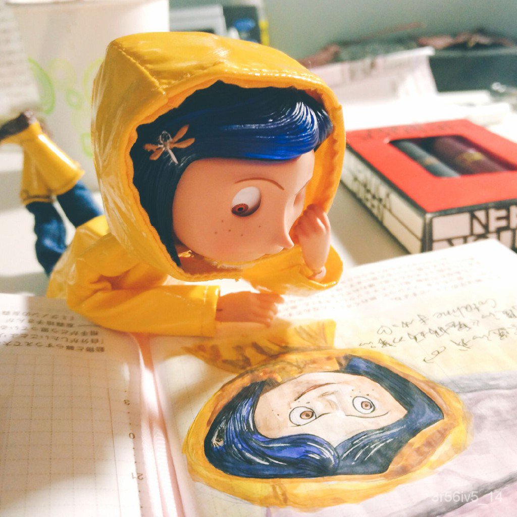 17cm Coraline Bendy Coraline & The Secret Door Movable Model Doll Toys ...