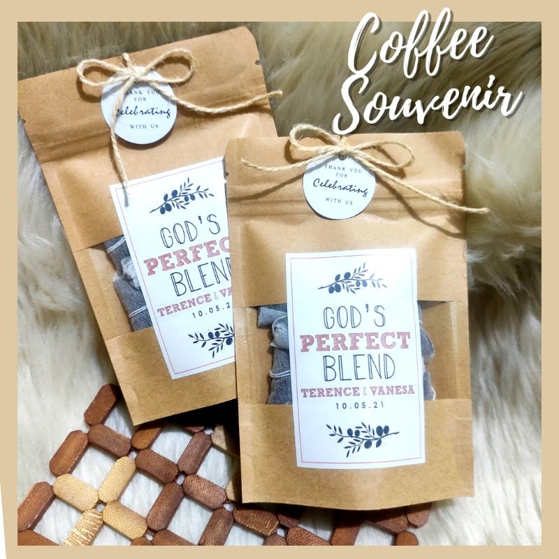 CUSTOMIZED COFFEE // Coffee Souvenir, Birthday, Wedding, Baptismal, Giveaways, Other Occasions ...