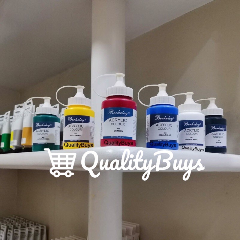 Berkeley 250ml Acrylic Colour Paint (1pc) | Shopee Philippines