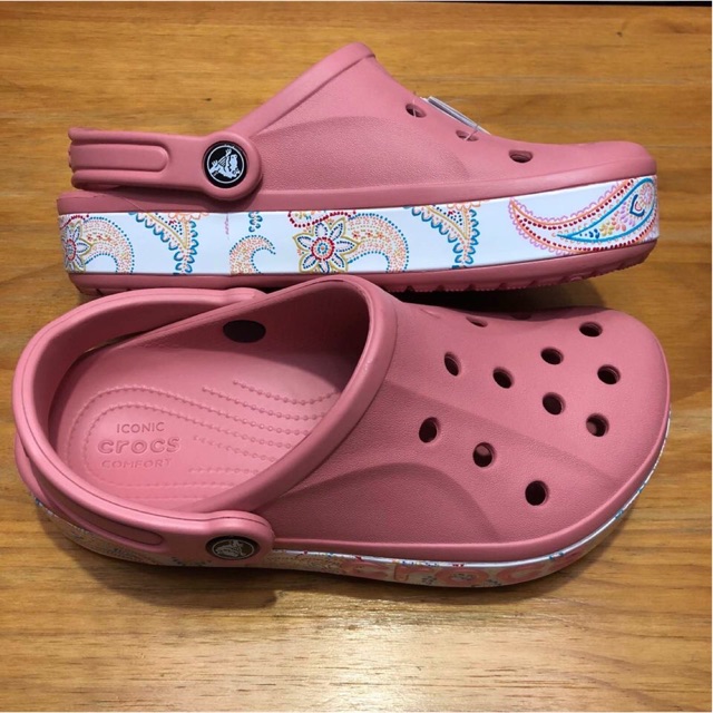 Crocs bayaband pink hot sale