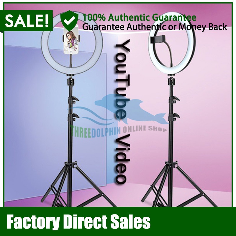 Live Light Fill 26CM/33CM Ring Light With 2.1M Triopd For Phone Selfie ...