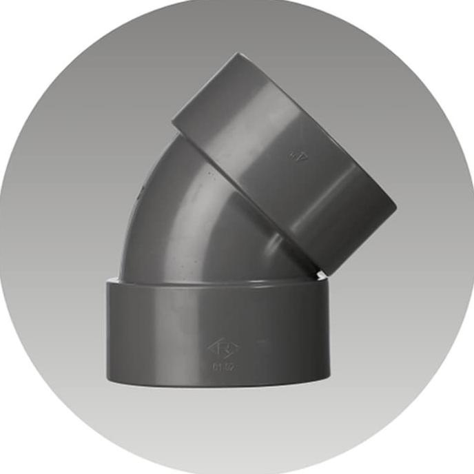 Elbow 45 45 Degree 3" 4" 3 4 inch Knee Keni PVC Pipe CM Rucika AW D