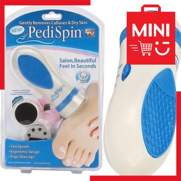 【MINI】Pedi Spin Foot Calluse and Dry Skin Removal Kit | Shopee Philippines