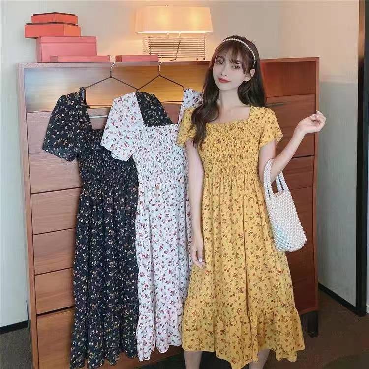 Floral hotsell dress korean