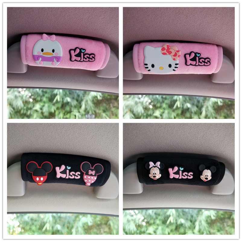 Roof Armrest Protective Cover Creative Cute Cartoon Protective Cover ...