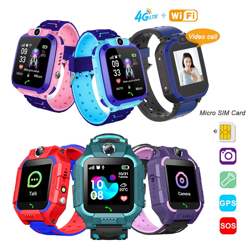 kids Smart Watch Waterproof GPS LBS Tracker Touch Screen SOS Anti Lost Children kids imoo watch phone support 4G SIM