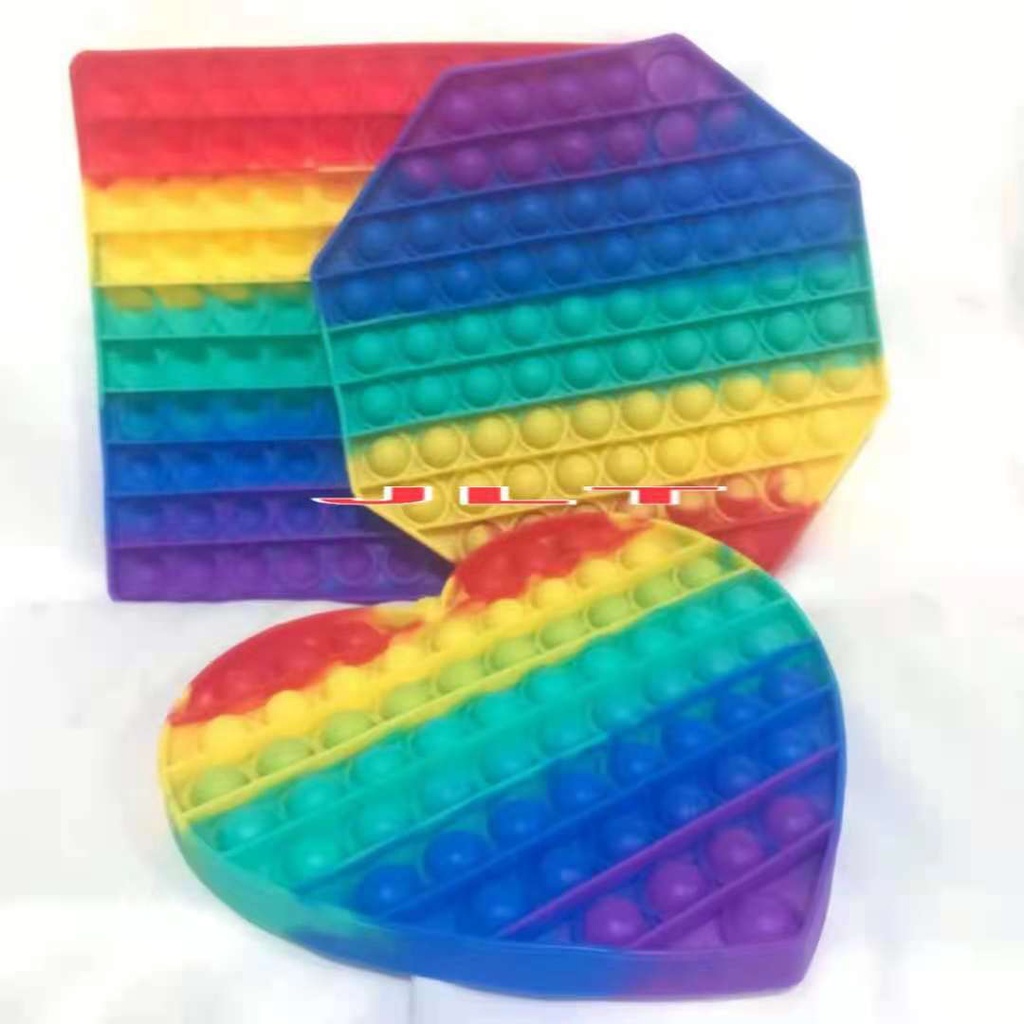 norah3219JLT Big Size Shapes 20cmX20cm Pop It Thick Quality(RANDOM ONLY ...