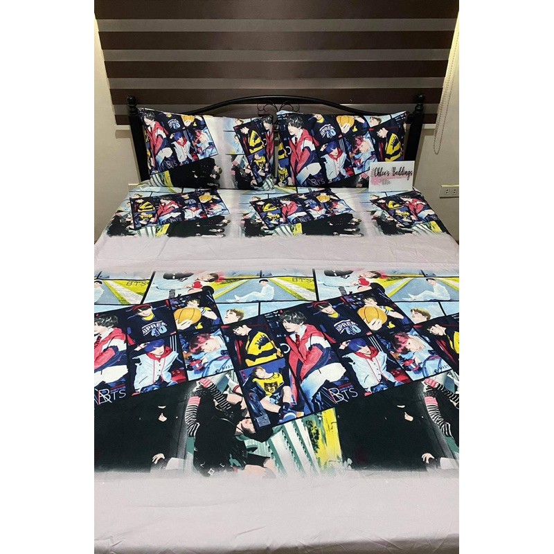 bts bedsheet by cobre Kama collection bts army Shopee Philippines