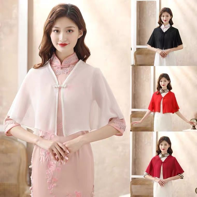 cape for wedding gown