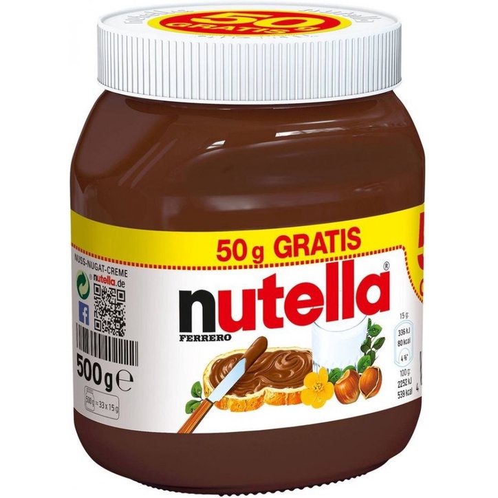 Nutella Chocolate Hazelnut Spread 500g Shopee Philippines