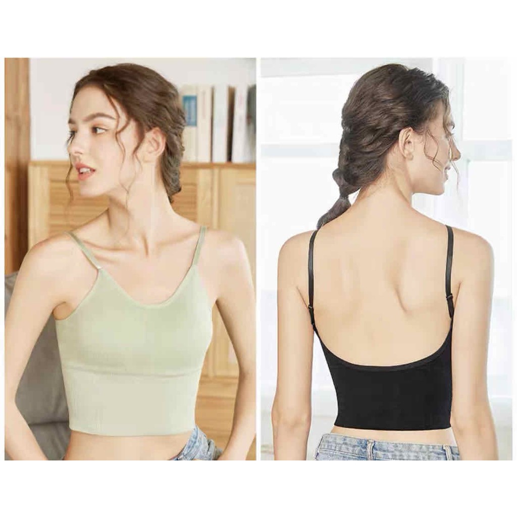 VIVENA Women's Long Style Pushup U back Sports Bra Casual Wear