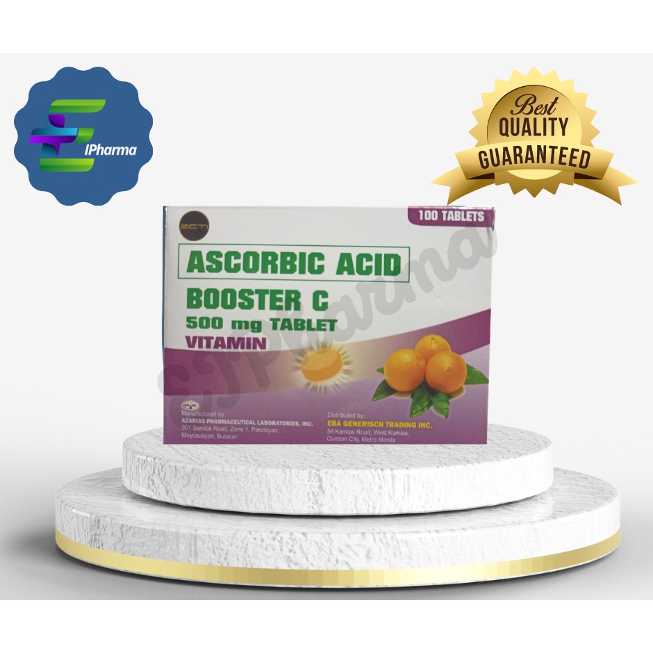 BOOSTER C VITAMIN C ASCORBIC ACID TABLET 500MG 100 PIECES Shopee