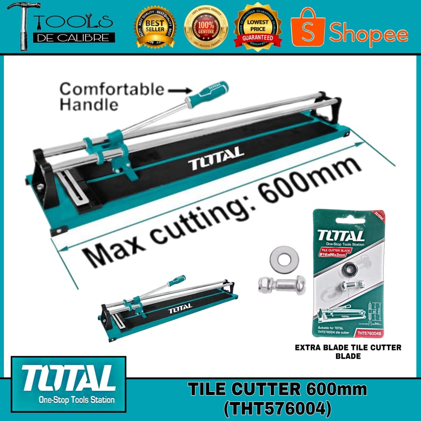 TOTAL Tile Cutter 600mm (THT576004) Shopee Philippines