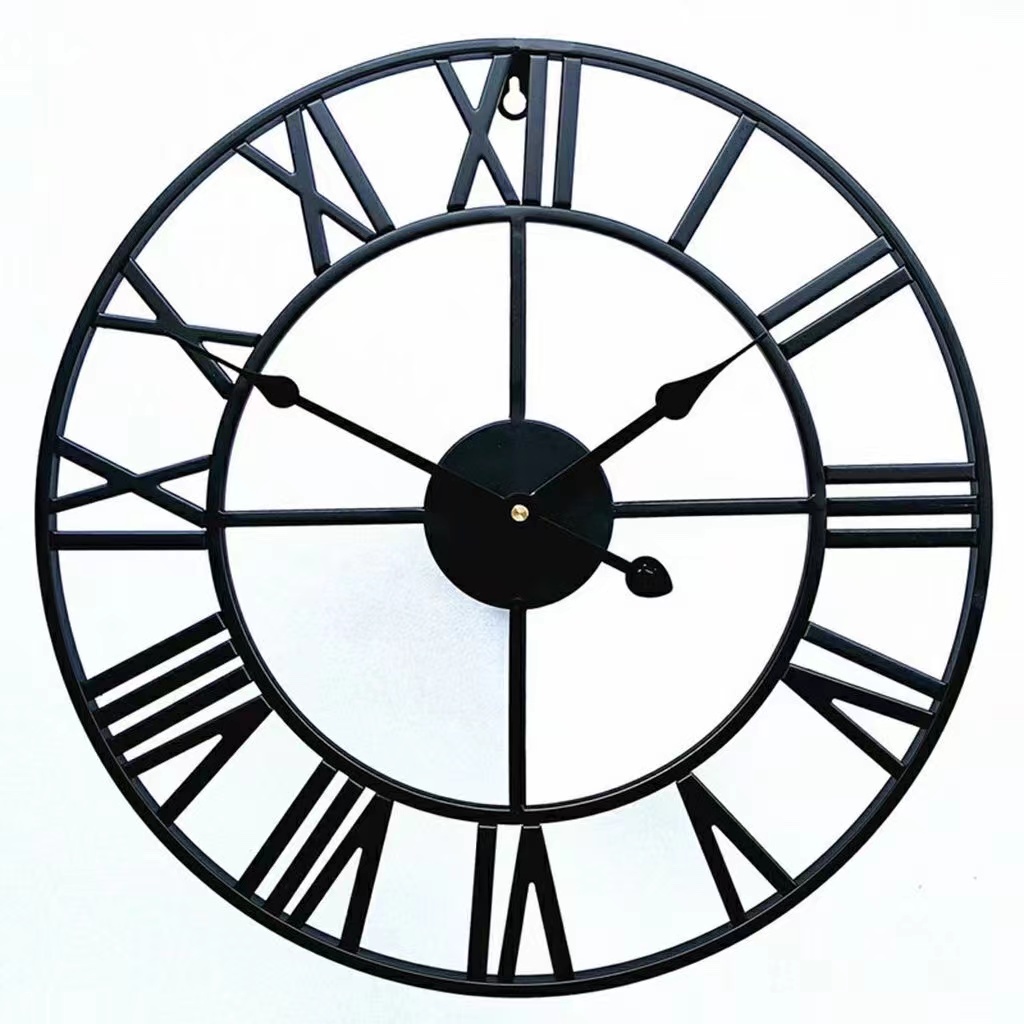 Metal Wall Clock Wall Clock Home Decor Wall Clock Wall Decor Retro