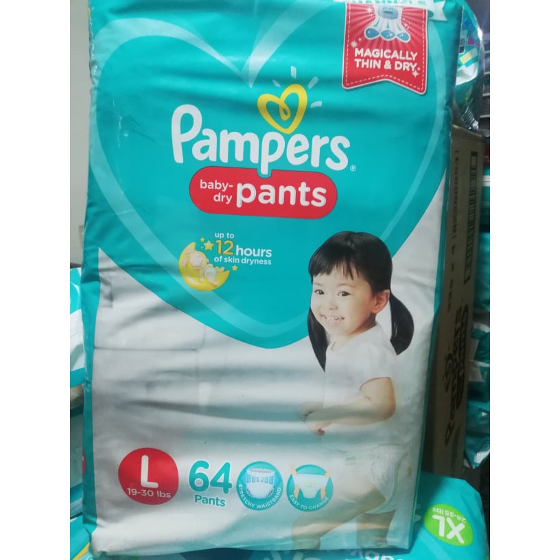 Pampers l hot sale 64