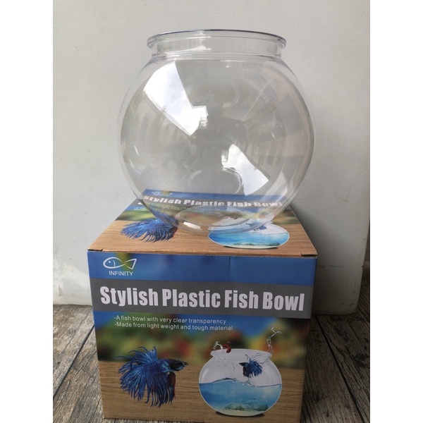 Stylish Plastic Fish Bowl (S,M,L) Shopee Philippines